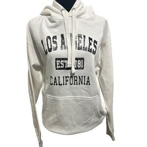 Republic Blues White Los Angeles Hoodie Sweatshirt – Size M – NWOT